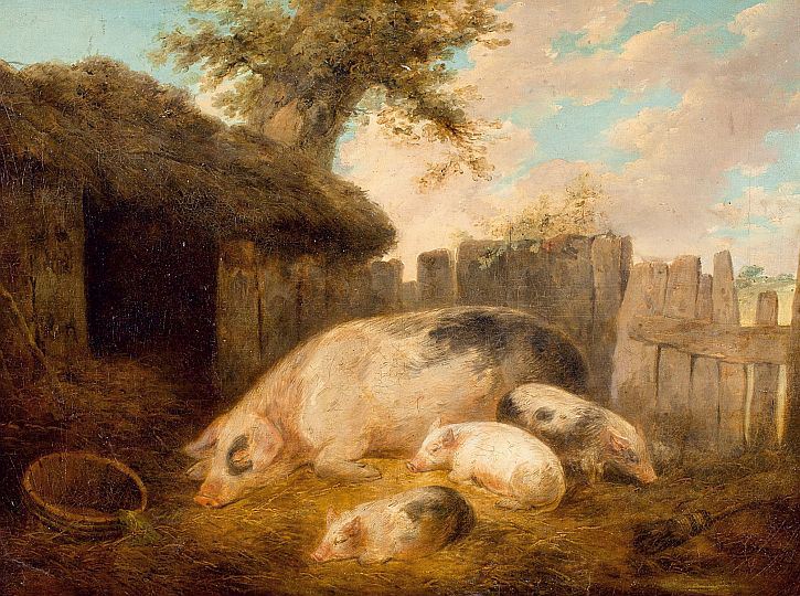 george-morland-the-pigsty1793