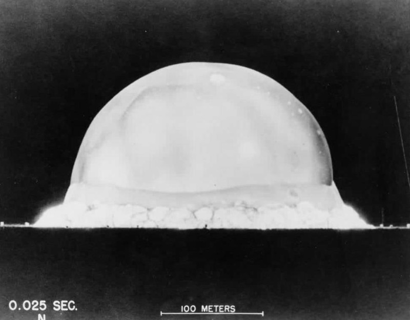Trinity Test Shot .025 Sec July 16 1945