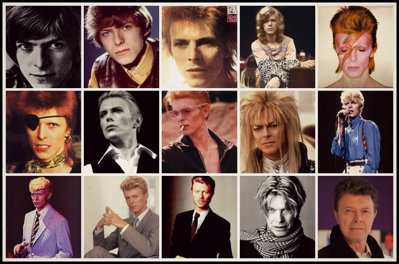 faces of bowie